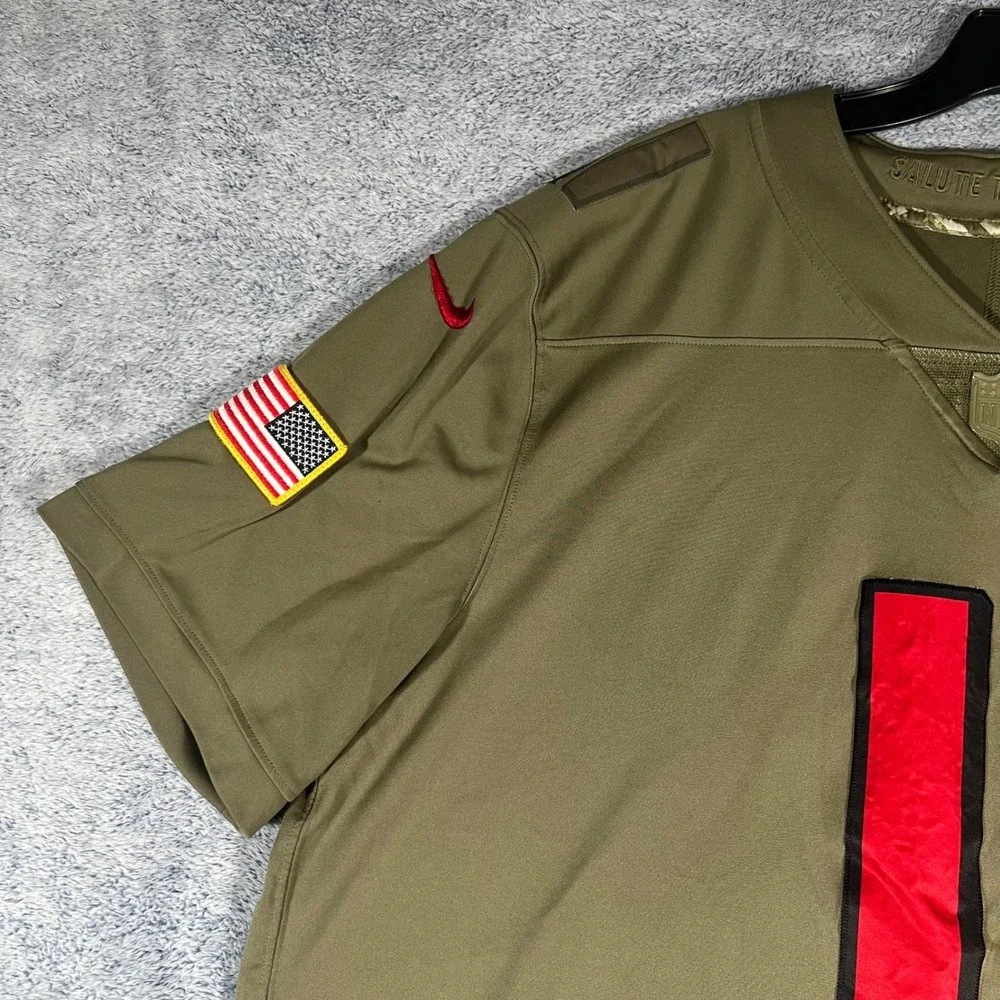 Nike Atlanta Falcons Julio Jones Salute To‎ Service Jersey Olive Green XXL